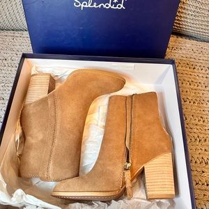 Splendid Women Tan heeled boots